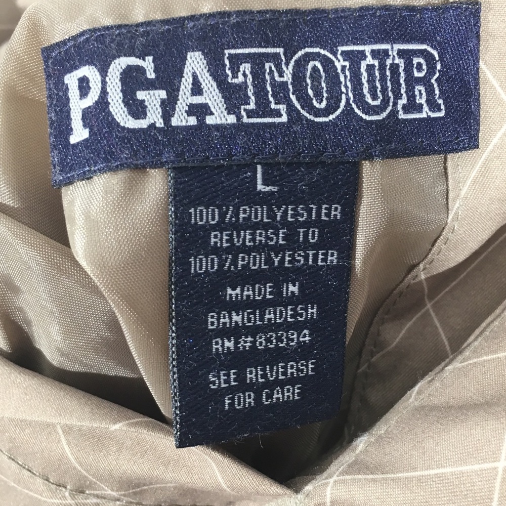 PGA Tour Reversible Windbreaker Pullover Vest - L - Picture 5 of 6
